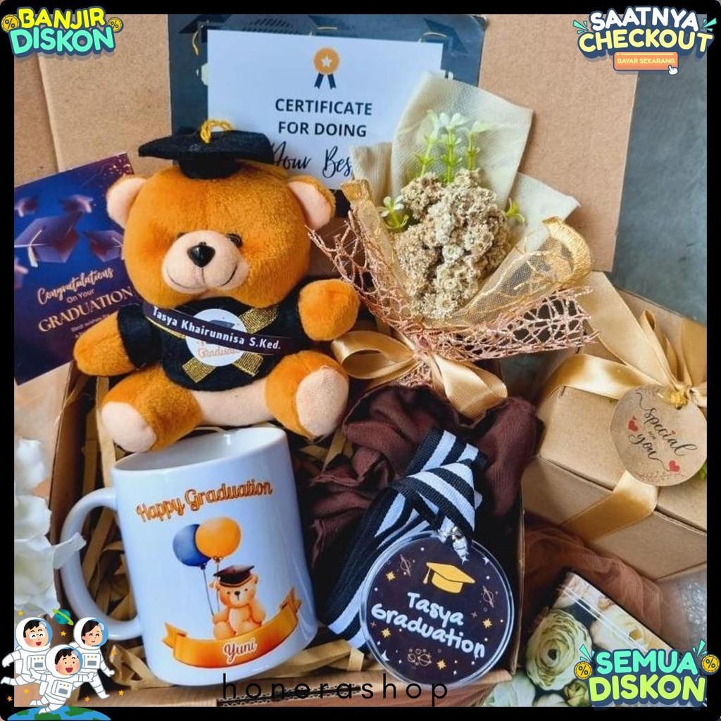 

Kado Wisuda Graduation Hampers / Bucket Hadiah Wisuda Flash Sale! Diskon Hingga 70%