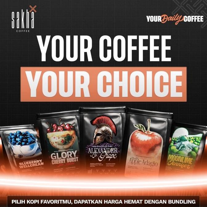 

READY PAKET BUNDLE KOPI ARABIKA PREMIUM | BIJI KOPI & BUBUK SPECIALTY YOUR COFFEE YOUR CHOICE