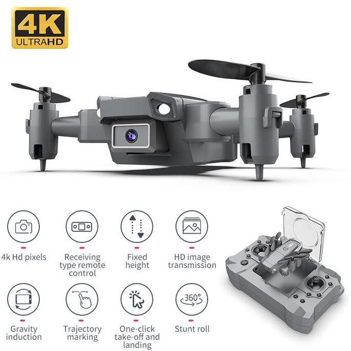 drone mini pocket ky905 kamera 4k elf - quadcopter rc drone remote toy berkualitas