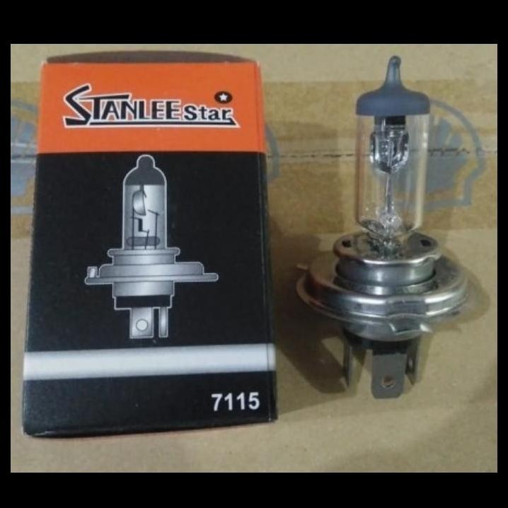 BEST DEAL BOHLAM/LAMPU HALOGEN STANLEE STAR H4 12V-60/55W GOOD QUALITY (7115) 