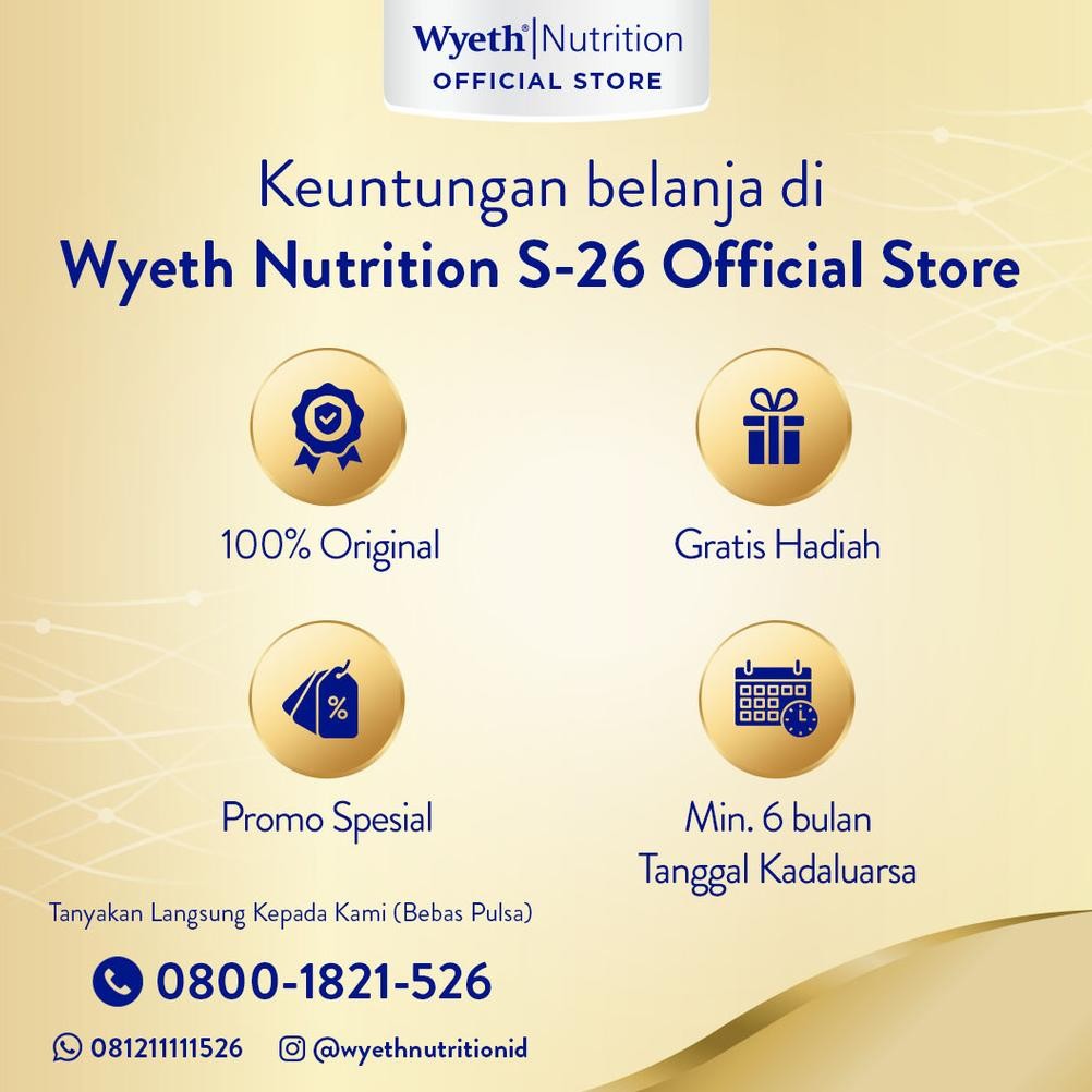 

New S-26 Procal GOLD Tahap 3 Vanila Susu Pertumbuhan Anak Usia 1-3 Tahun, Kaleng 400 gr !