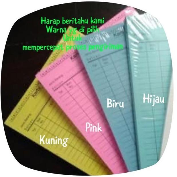 

Kartu Stock Isi 100 Warna Warni