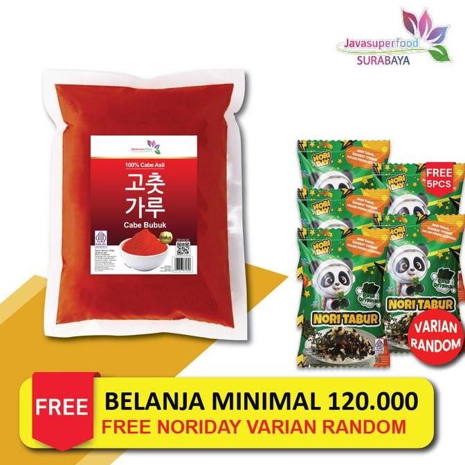 

Original Bubuk Cabe Halus Korea 500g - Korean Chili Powder untuk Kimchi & Masakan Pedas