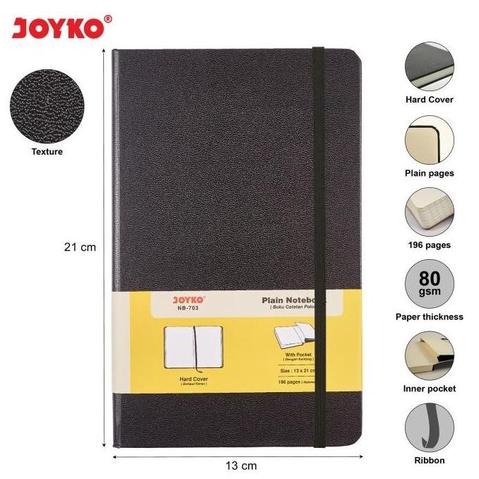 

Joyko Plain Notebook Diary 13X21Cm 196 Halaman / Nb-703