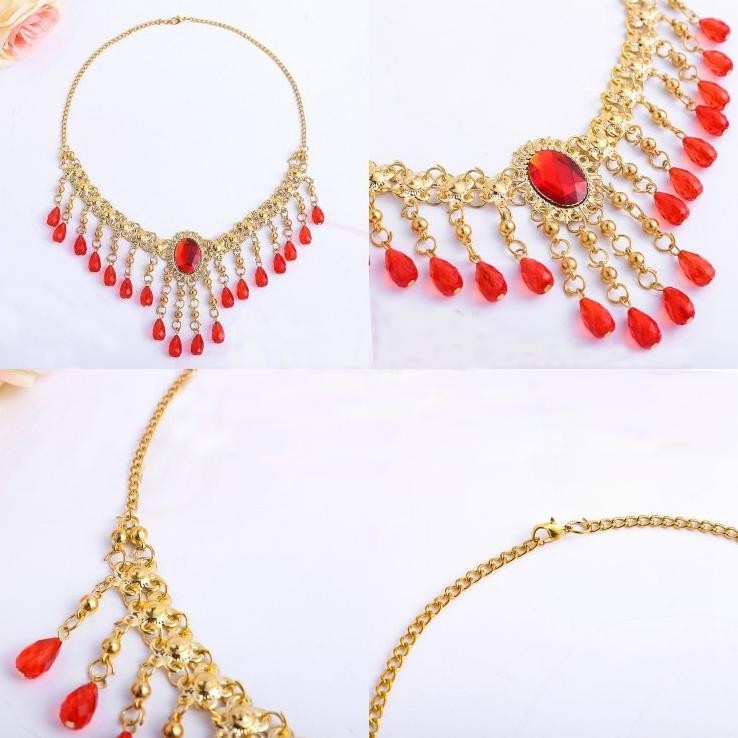 Ga24 Belly Dance/Kalung Kepala Belly/Headband Headpiece/Dance Aksesoris/Tari Perut Chain Jewelry/Kal