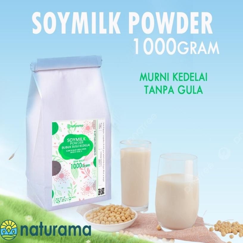 

Susu Kedelai Bubuk Murni 1 Gram Naturama Pure Soy Milk Powder