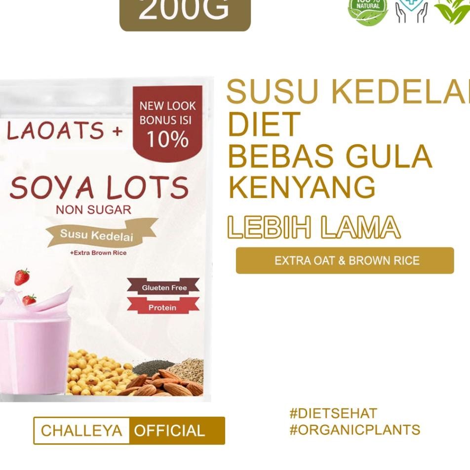 

Susu Kedelai Bubuk Protein Oat Milk Soya Milk Susu Low Fat Rendah Lemak Untuk Non Sugar Laoats