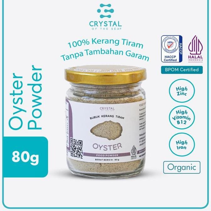 

Original Crystal of the Sea Oyster Powder 80gr - Bubuk Kerang Tiram MPASI Non MSG