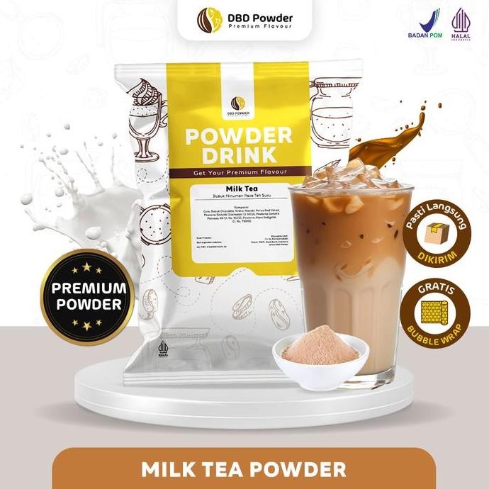 

Original DBD Powder Milk Tea 1Kg - Bubuk Minuman Rasa Teh Tarik Premium