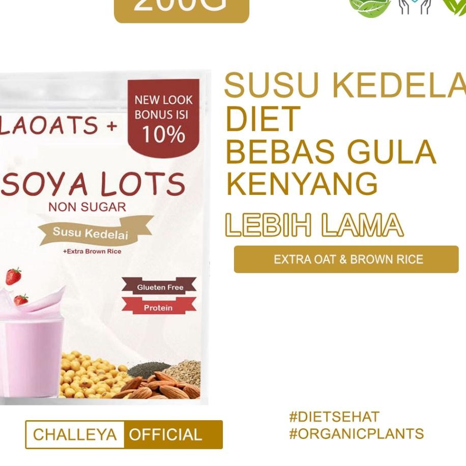 

Susu Kedelai Bubuk Oat Milk Tinggi Protein Meal Replacememt Penurun Berat Badan Non Sugar Laoats