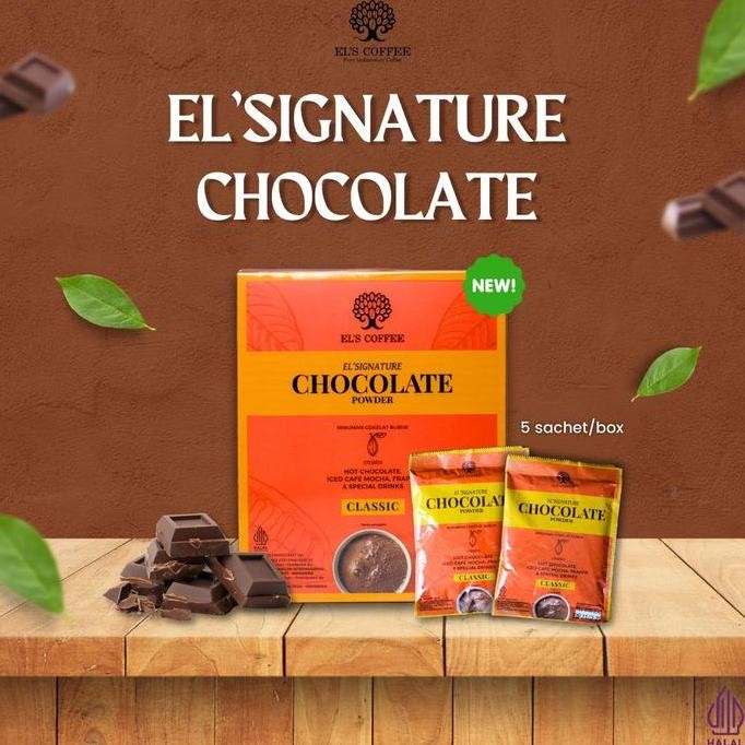 

Original El'Signature Chocolate Powder 1kg | Bubuk Minuman Hot Chocolate & Frappe