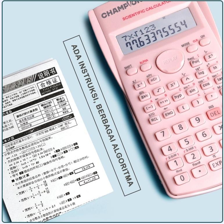 

Kalkulator Scientific Ilmiah 240 5 Warna Calculator Ujian Sin Cos Tan Function 240 - Qiqi Treasure RB2