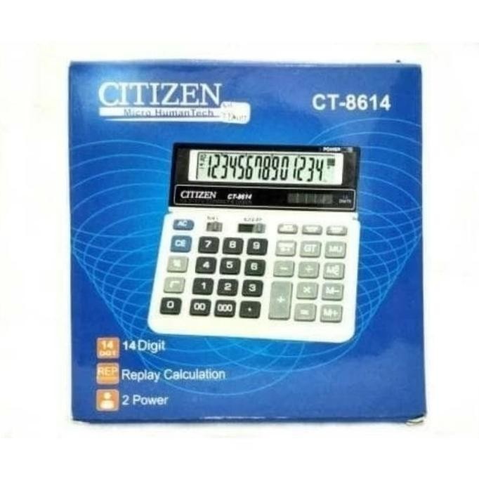 

Kalkulator CT-8614 Check Correct Kalkulator Cek Ulang 14 Digit / Desktop Calculator CT8614 RB2