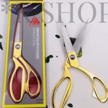 

Gunting Kain dengan gagang emas uk.9.5 inch RB2