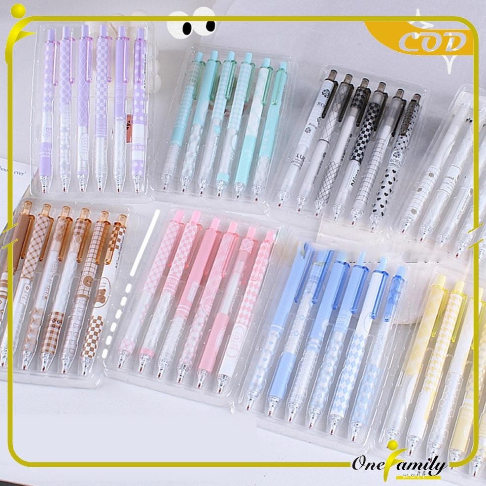 

Fb-4 One-A69 Pulpen St Set 6In1 Motif Bunga 0.5Mm / Pena Mekanik Alat Tulis Perlengkapan Sekolah / Retractable Pen Karakter Set / Pulpen Cetek Import Fb-4