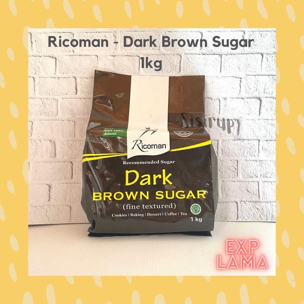 

Dark Brown Sugar Ricoman / Brown Sugar 1 kg Nugi
