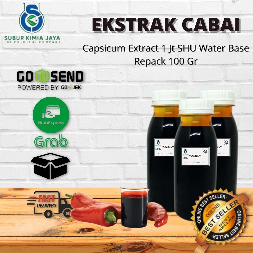 

Ekstrak Cabe Merah Murni Water Base / Pure Capsicum Ekstrak 100 Gr Nugi
