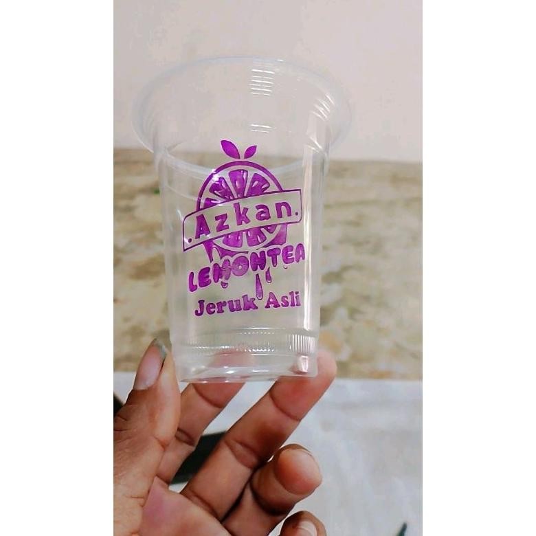 

stempel Gelas Cup / Plastik / Custom-Free Tinta RB3