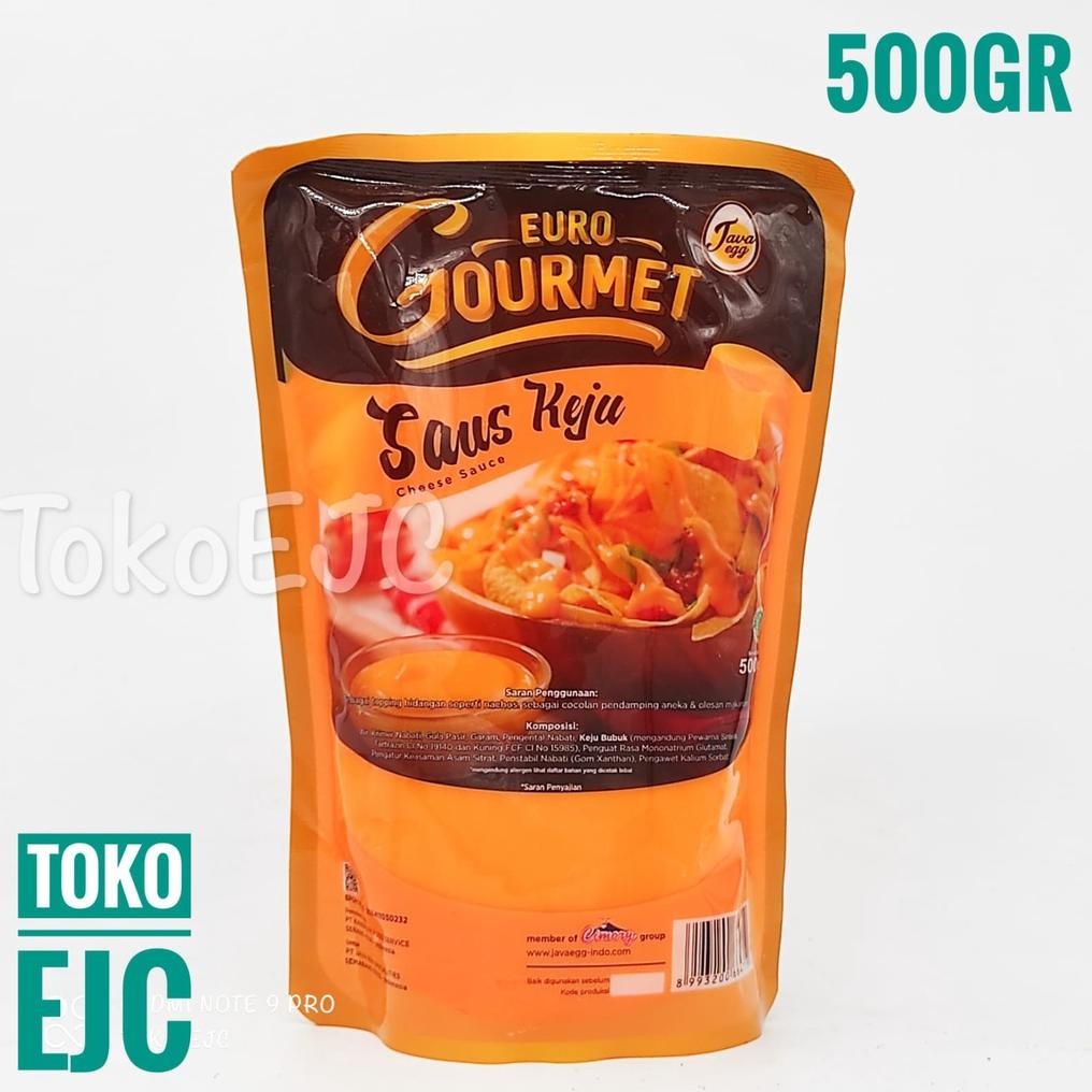 

Euro Gourmet Saus Keju Cheese Sauce 500gr Keju Murni Nugi