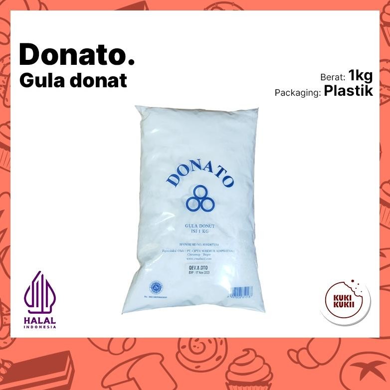 

DONATO Gula Donat 1 KG | GULA DINGIN | GULA TEPUNG | GULA HALUS 1KG Nugi