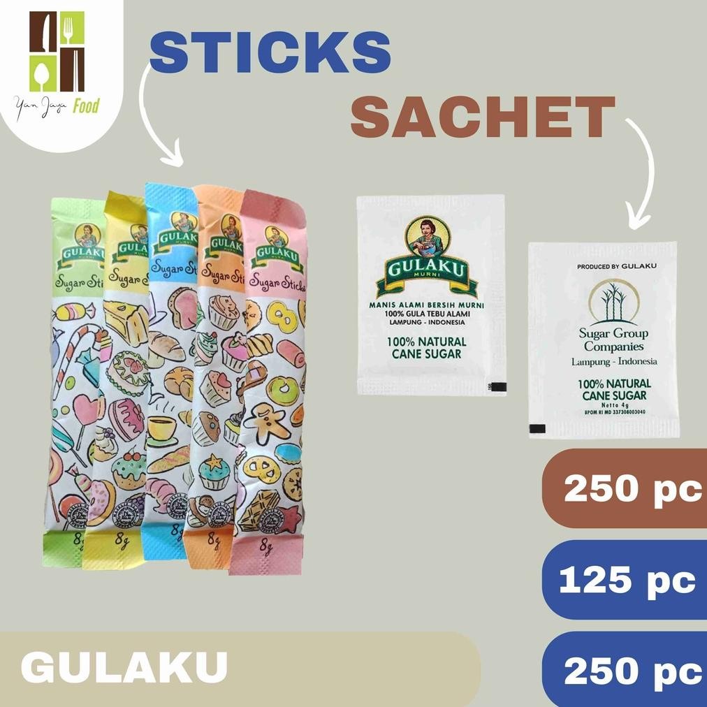 

Gulaku Stick 250/125 pcs / Sachet 125 pcs Nugi