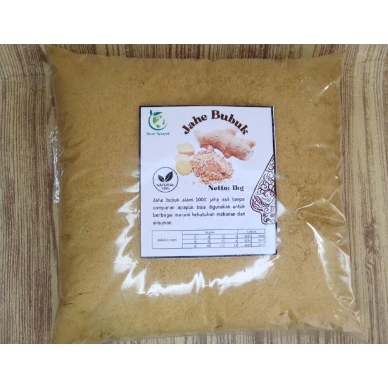 

Jahe Bubuk Murni Kemasan 1kg Nugi
