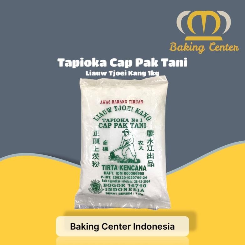 

Tepung Tapioka Cap Pak Tani Liauw Tjoei Kang 1kg Nugi