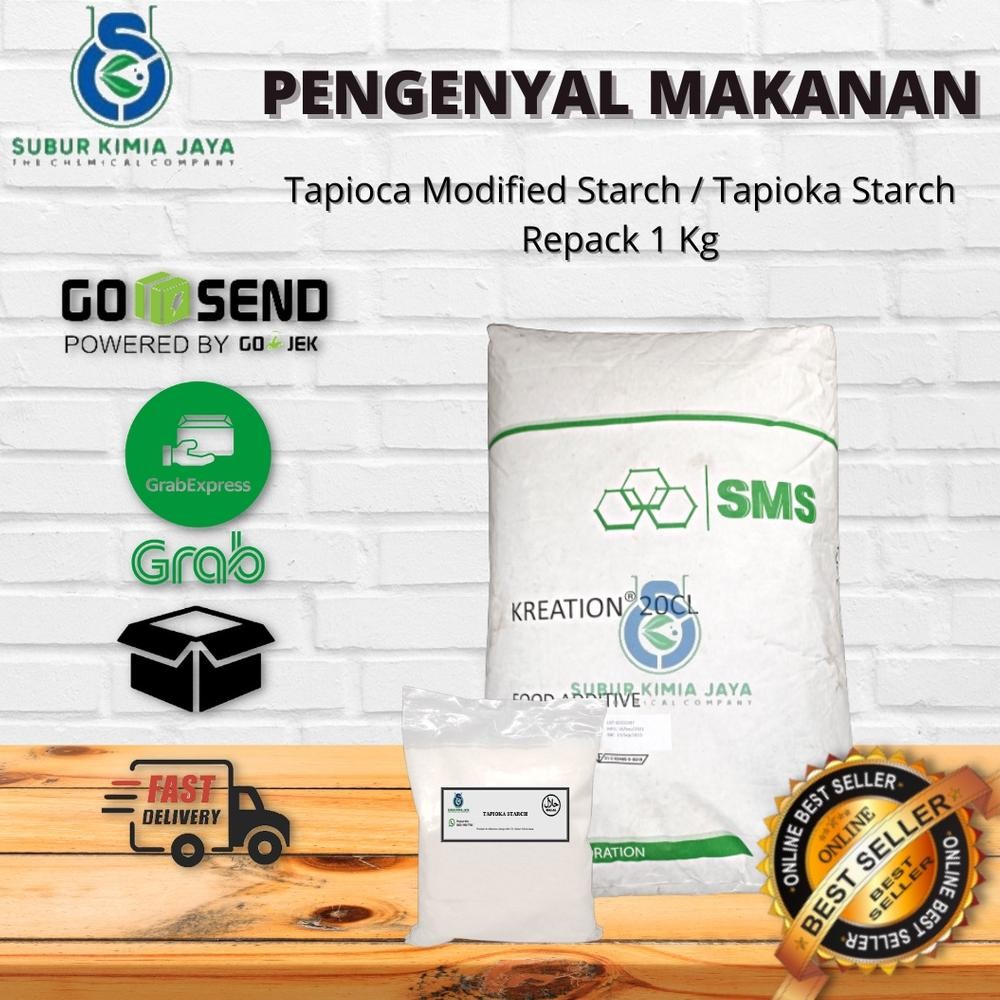

Pati Tapioka Termodifikasi / Modified Tapioca Starch 1 KG Nugi