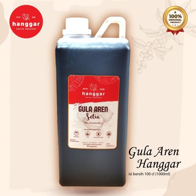 

HANGGAR GULA AREN 1 Liter / GULA AREN CAIR 1 Liter Nugi