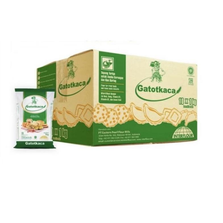 

Tepung Terigu GATOT KACA 1kg 1 Karton Nugi