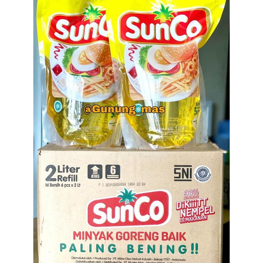 

Minyak Goreng Sunco 2 L Refill bs