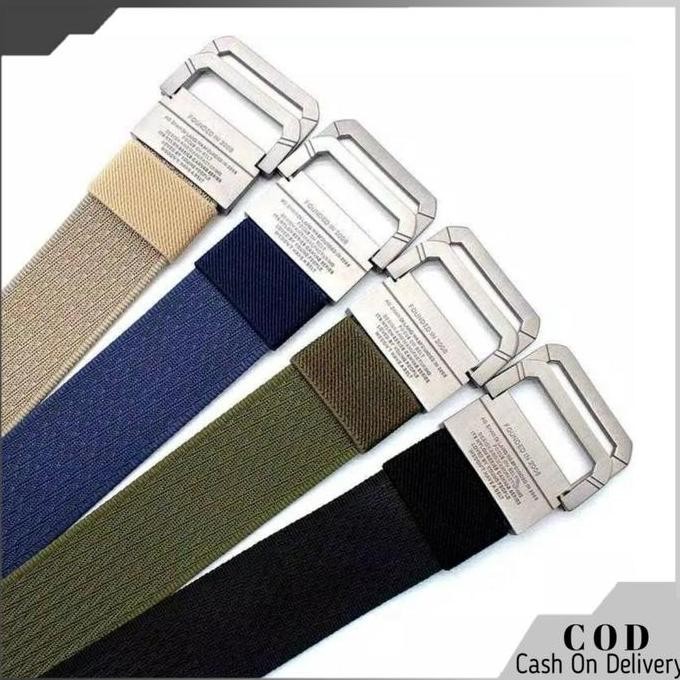 Baru Ikat Pinggang Pria Canvas Rhodey Craftsman B1030 Gesper Webbing Tali Kuat