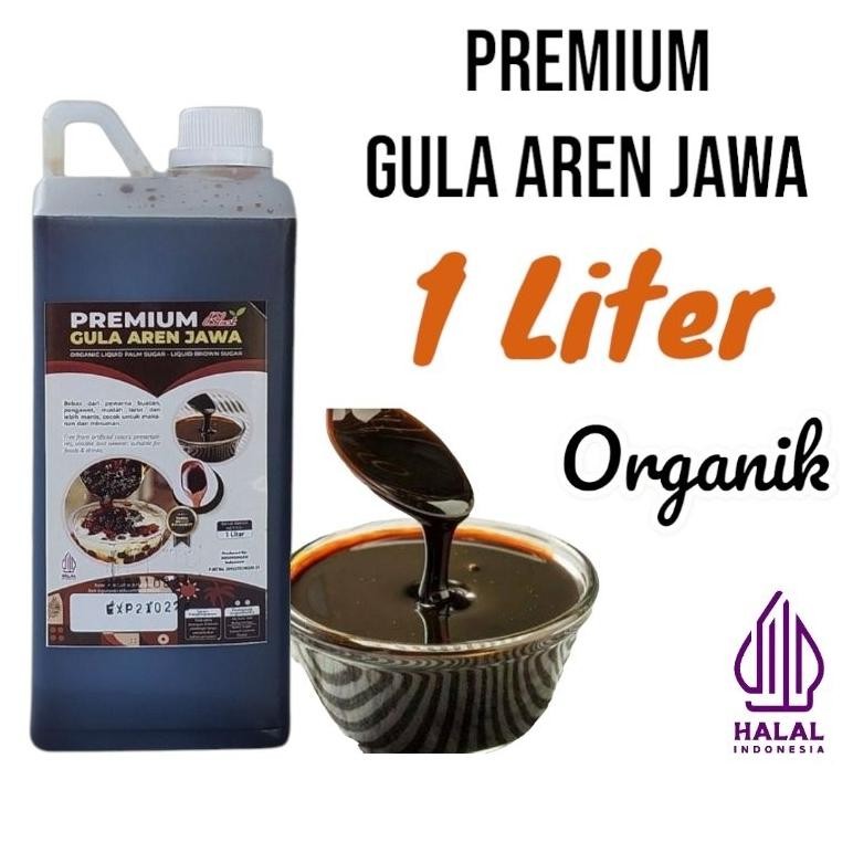 

Gula AREN CAIR - Brown Sugar ( LIQUID ) Kemasan 1 Liter - BLAST Nugi