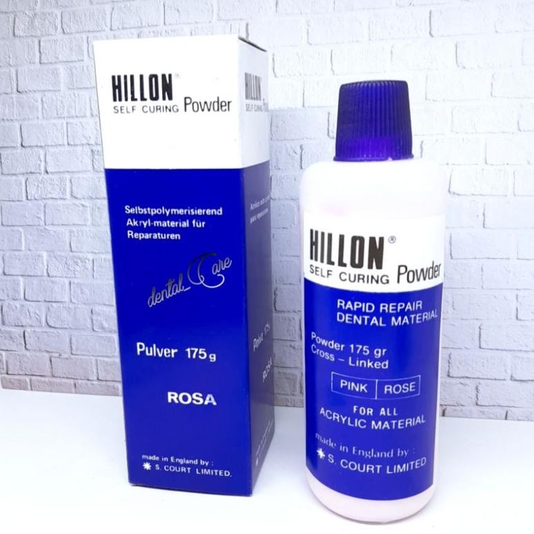 HILLON POWDER 175g / HILON BUBUK SELF CURING OTOMATIS /BUBUK GIGI PALSU Nugi
