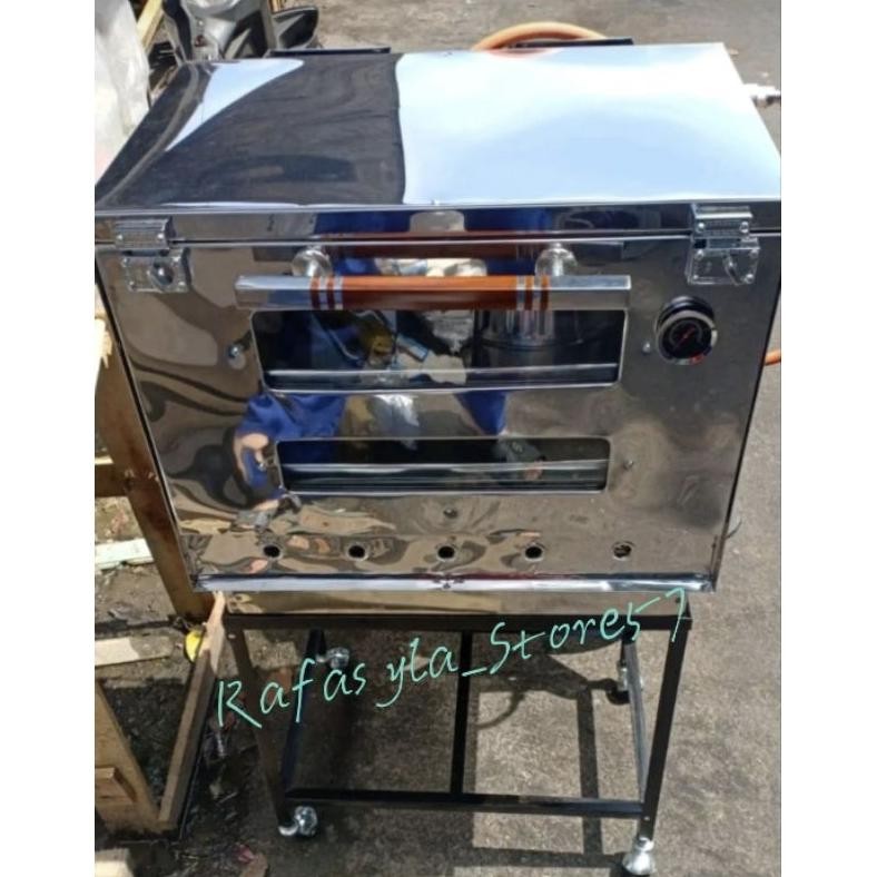 Oven Gas Bahan stainless ukuran 60x40,Paket komplit,Oven Gas Lengkap, Oven Gas Untuk Kue, Oven Gas P