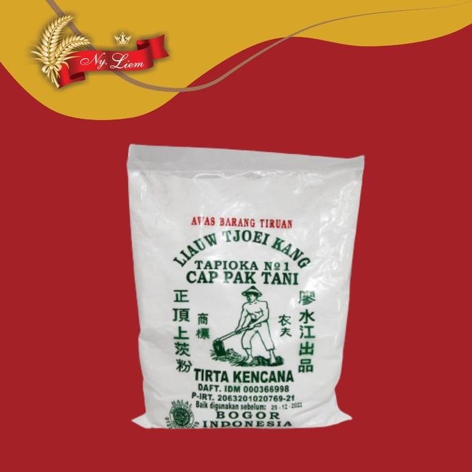 

Tirta Kencana Liauw Tjoei Kang Tapioka Cap Pak Tani 1 Kg Nugi