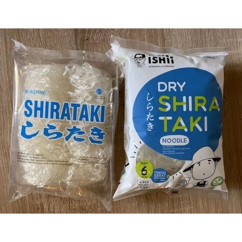

Mie Shirataki Kering 200g Rendah Kalori Diet Nugi