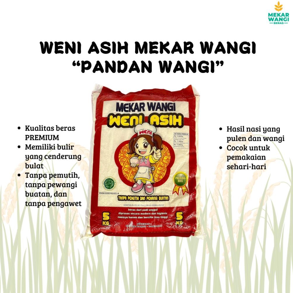 

Beras Pandan Wangi Weniasih 5Kg Nugi