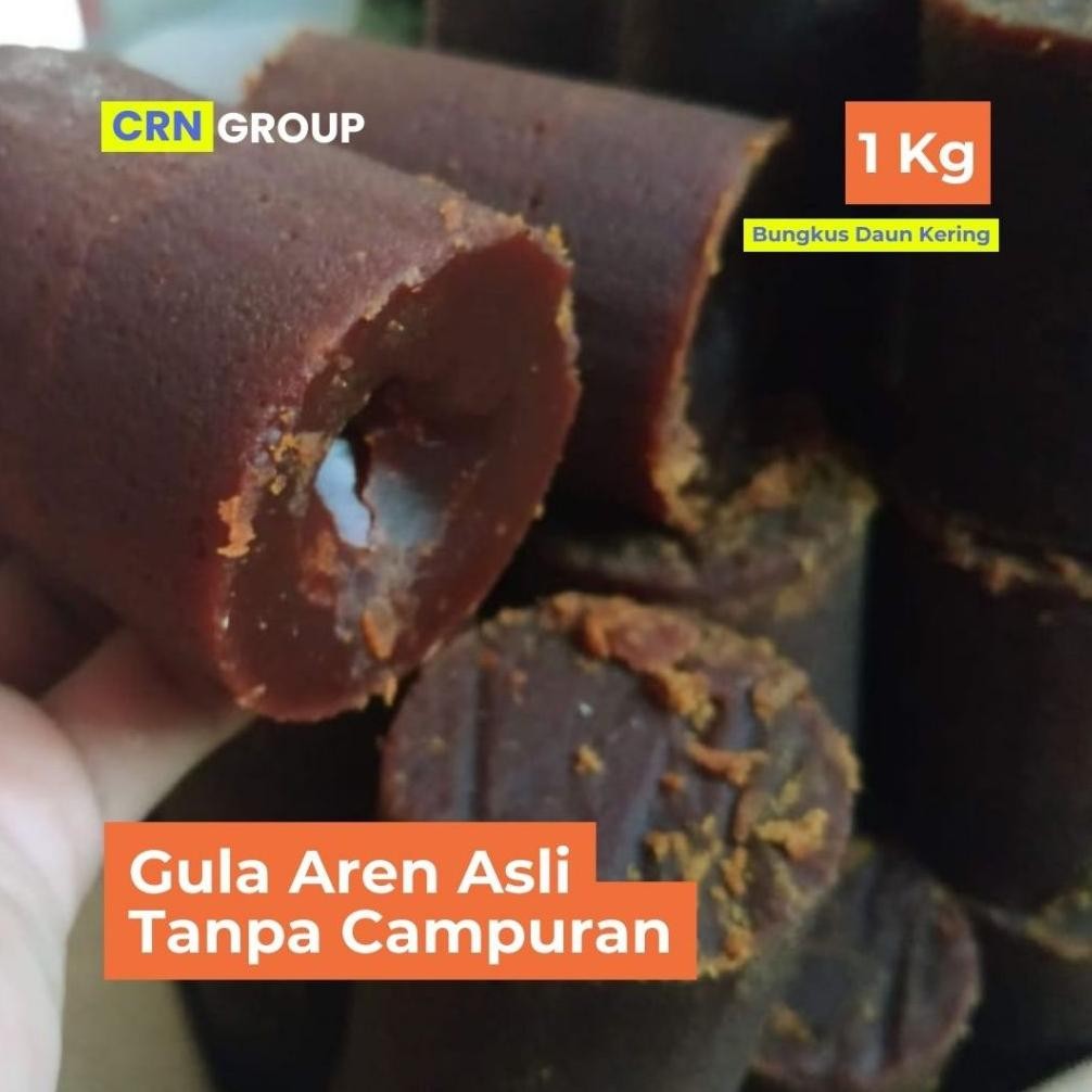 

[1 Kg] Gula Aren Asli Murni Kemasan Daun Kering Nugi