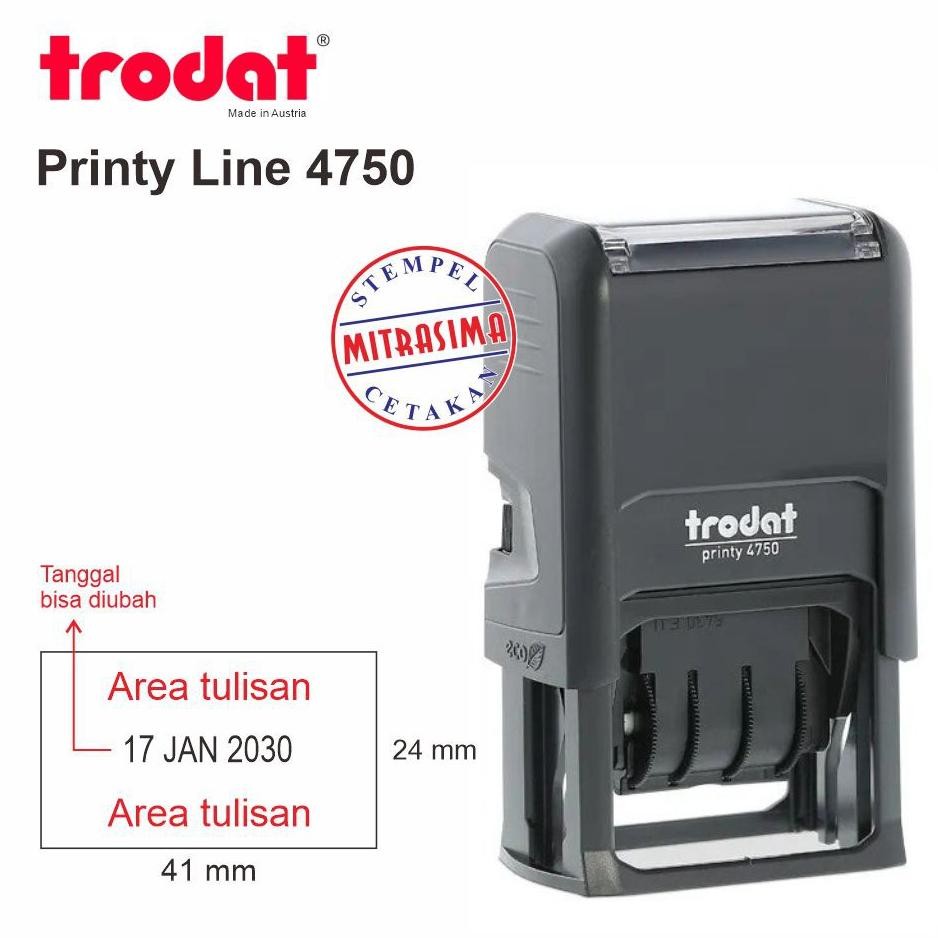 

Stempel Trodat 4750 ( Model Persegi dengan Tanggal ) RB3