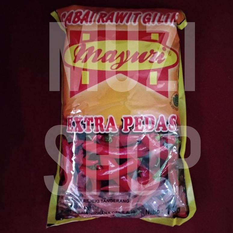 

BUMBU TABUR INSTANT / CABE BUBUK / CABAIBUBUK / CABAI / CABE / CABEBUBUK SUPER PEDAS MAYURI 1 KG Nugi