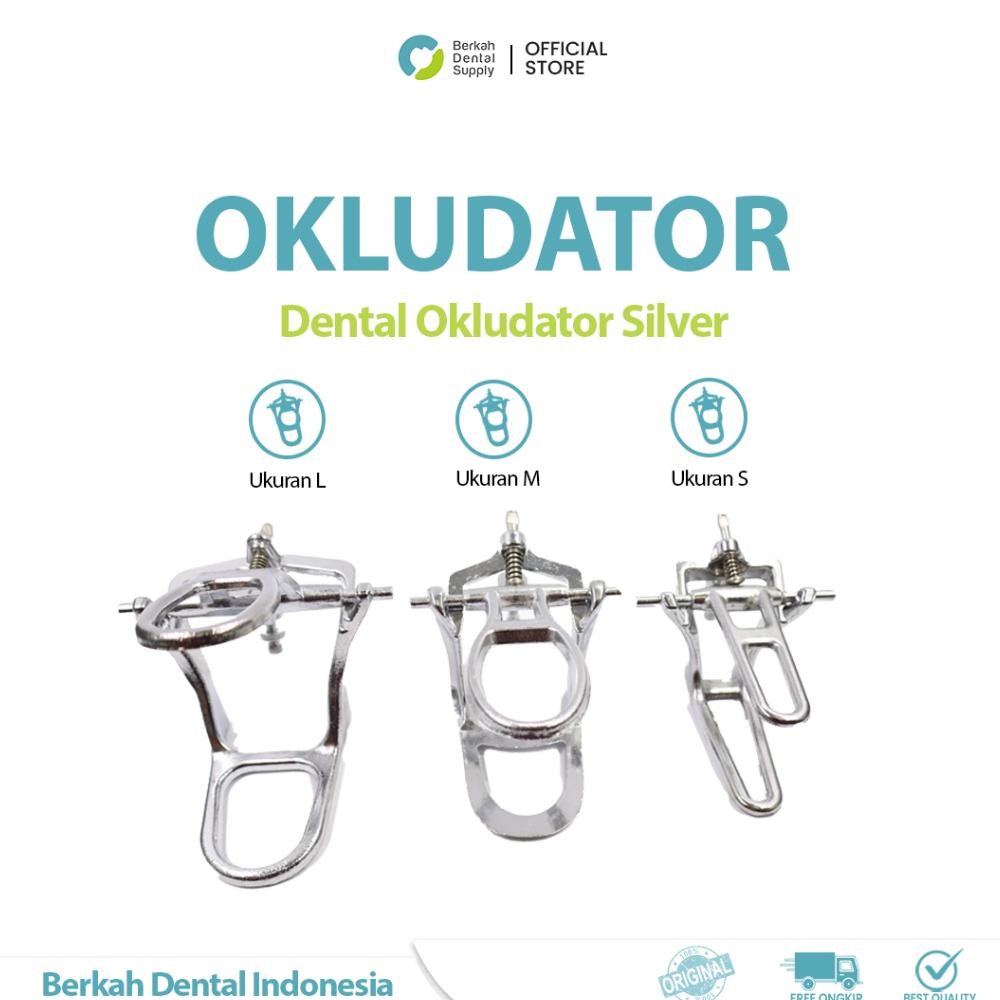 Dental Okludator / Okludator Dental / Ocludator Lab Gigi Stainless Silver S M L