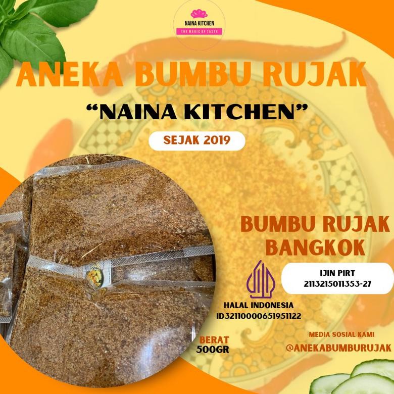

Sambal Bumbu Rujak Bangkok Pedas Manis Asin 500gr Nugi
