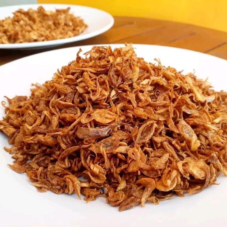 

Bawang Goreng Merah Asli Brebes Grade A Siap Saji Free Facking Nugi