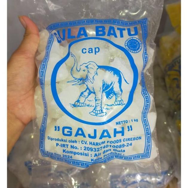 

Gula Batu Putih CAP GAJAH Khas Cirebon Kemasan 1 Kg Nugi