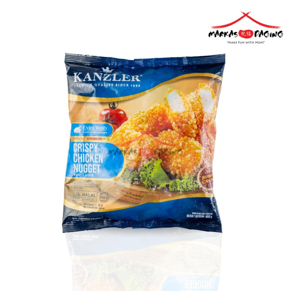 

Crispy Kanzler Nugget Ayam Chicken Nugget / Crispy Chicken Nugget 450 gr - Markasdaging Nugi