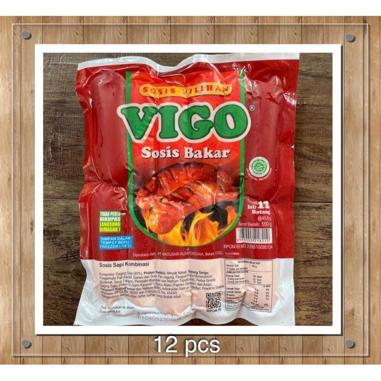 

Vigo Sosis Bakar Mini 12 Pcs 500gr Dikemas Dalam Freezer Nugi