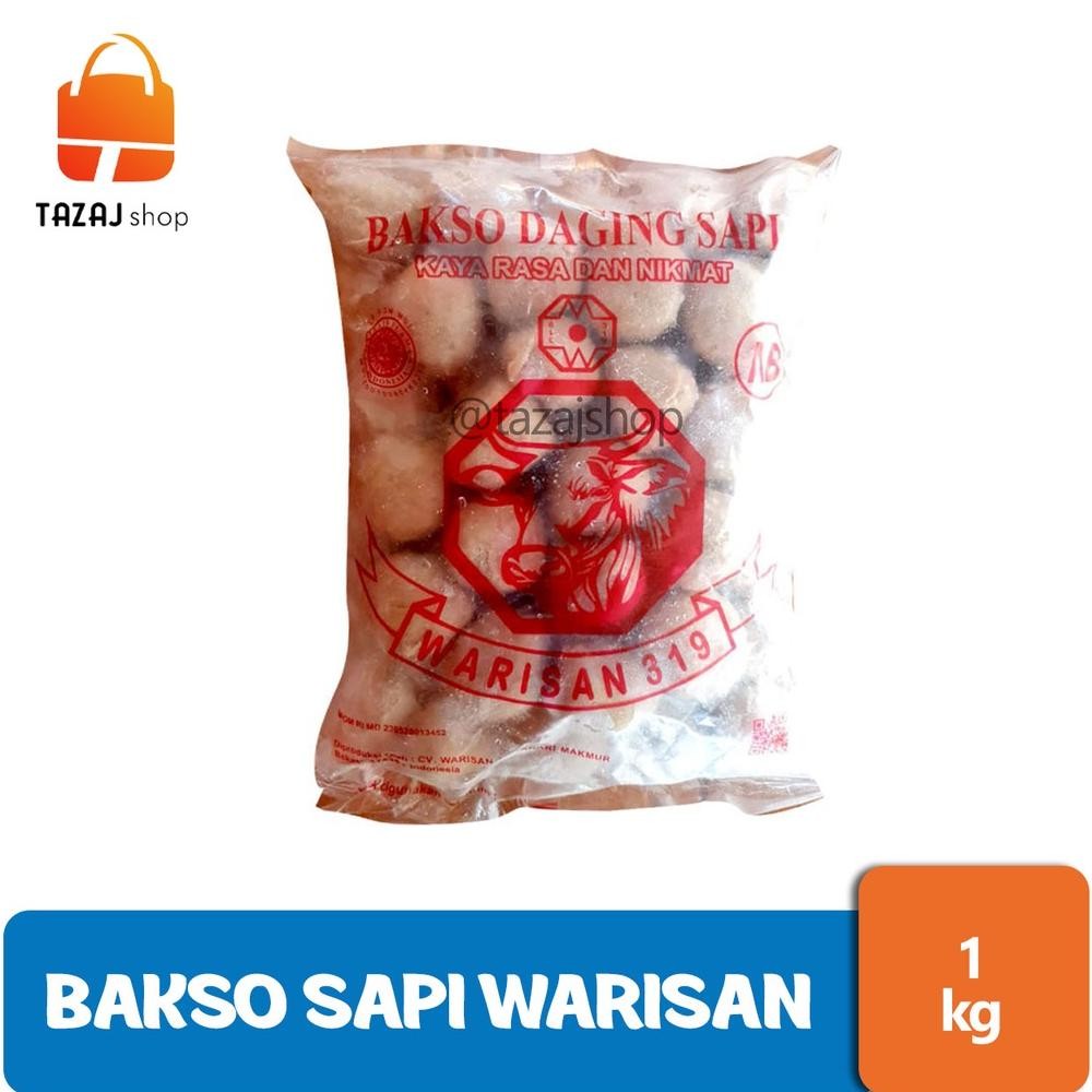 

Bakso Sapi Warisan AB 700 Gram Frozen Halal Enak Nugi