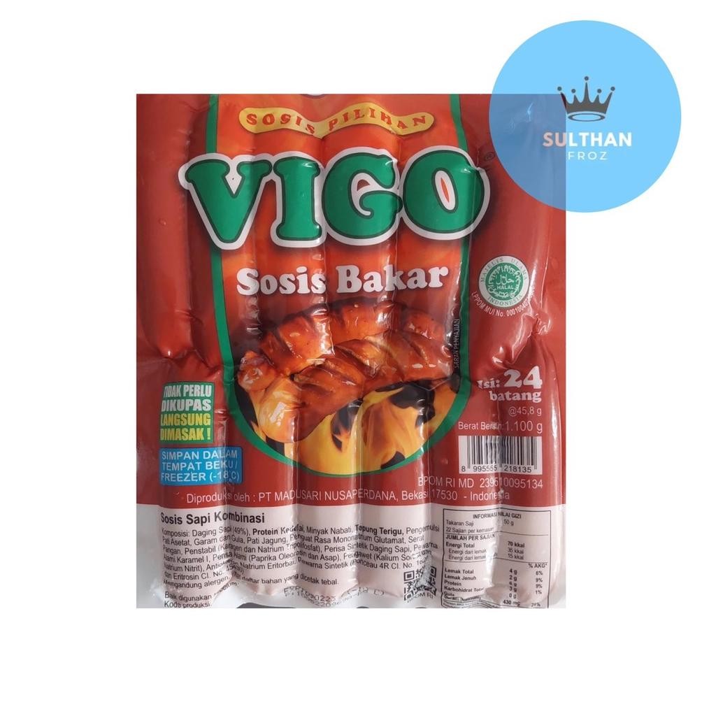 

VIGO SOSIS BAKAR SAPI ISI 24 PCS Nugi