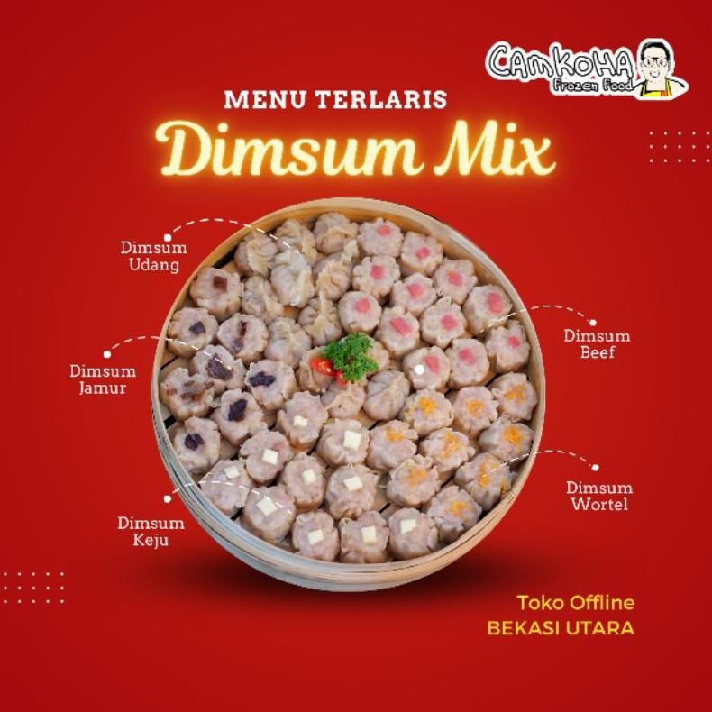 

BEKASI Dimsum Siomay Frozen Premium Super Grosir Halal 100% Nugi